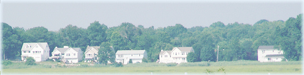 view of homes in distance